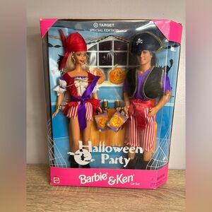 1998 Halloween Party Costume Barbie & Ken Doll Set